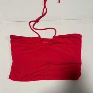 Klassy Network Hot Pink Strapless Top